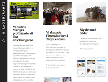 Tablet Screenshot of lagercrantzmedia.se